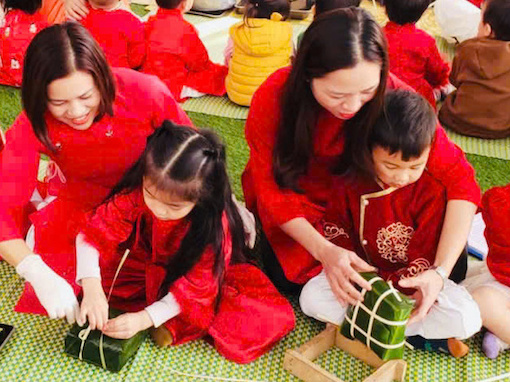 Giáo dục ý nghĩa Tết cổ truyền cho trẻ mầm non ở Hải Dương