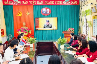 TRƯỜNG MẦM NON YÊN ĐỊNH TỔ CHỨC HỌC TẬP, QUÁN TRIỆT NGHỊ QUYẾT ĐẠI HỘI XIV CỦA ĐẢNG