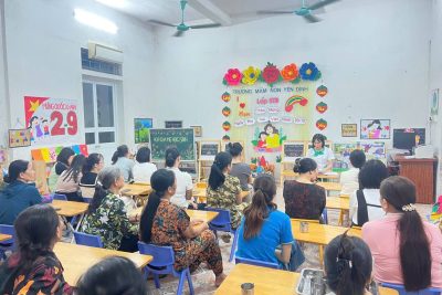 HỘI NGHỊ CHA MẸ HỌC SINH TRƯỜNG MẦM NON YÊN ĐỊNH KẾT NỐI – THẤU HIỂU – ĐỒNG HÀNH VÌ TƯƠNG LAI CỦA TRẺ